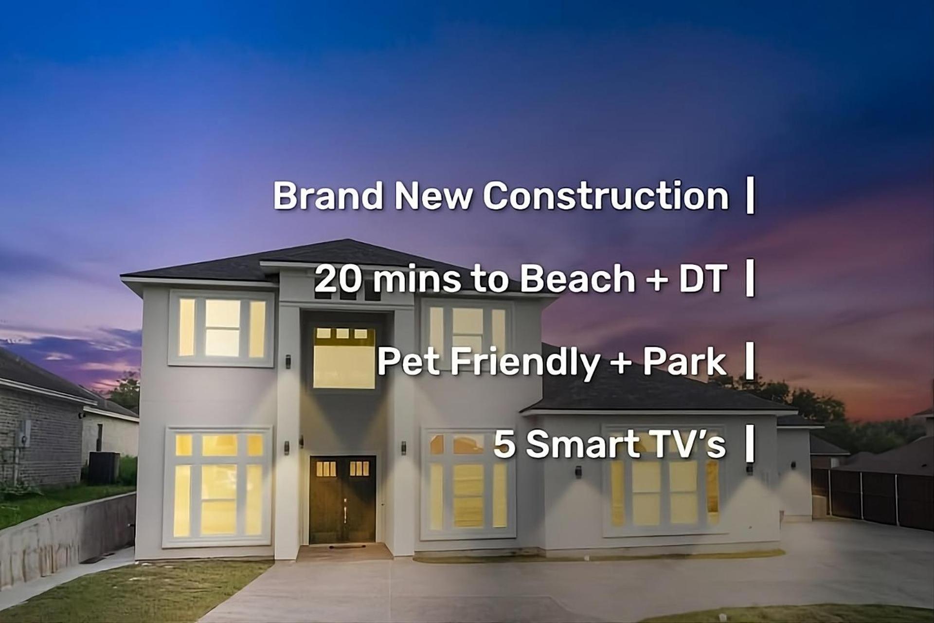 Newly Built Stylish Retreat With Designer Kitchen - Near Park & Beach Corpus Christi Extérieur photo